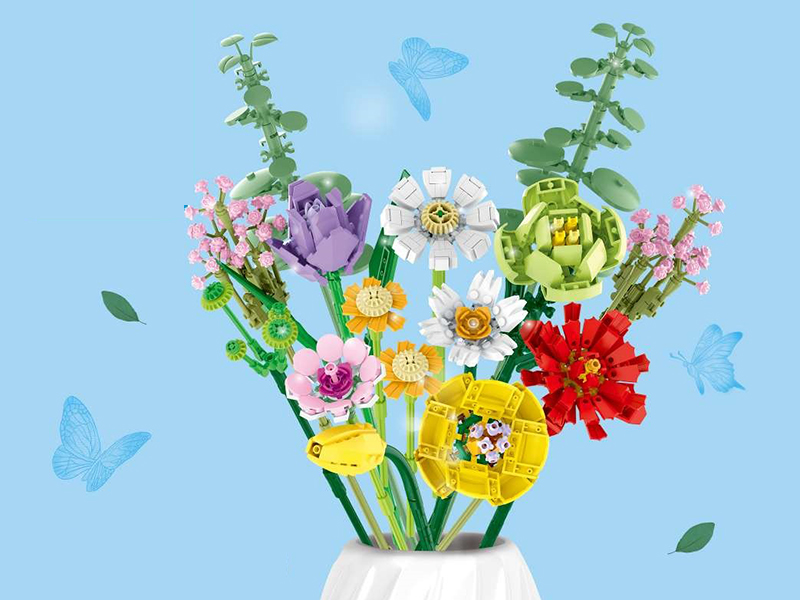 Building Blocks Bouque 854pcs