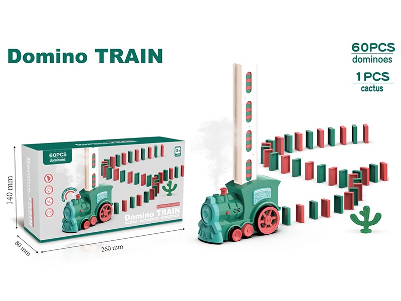 Electric Spray Domino Train