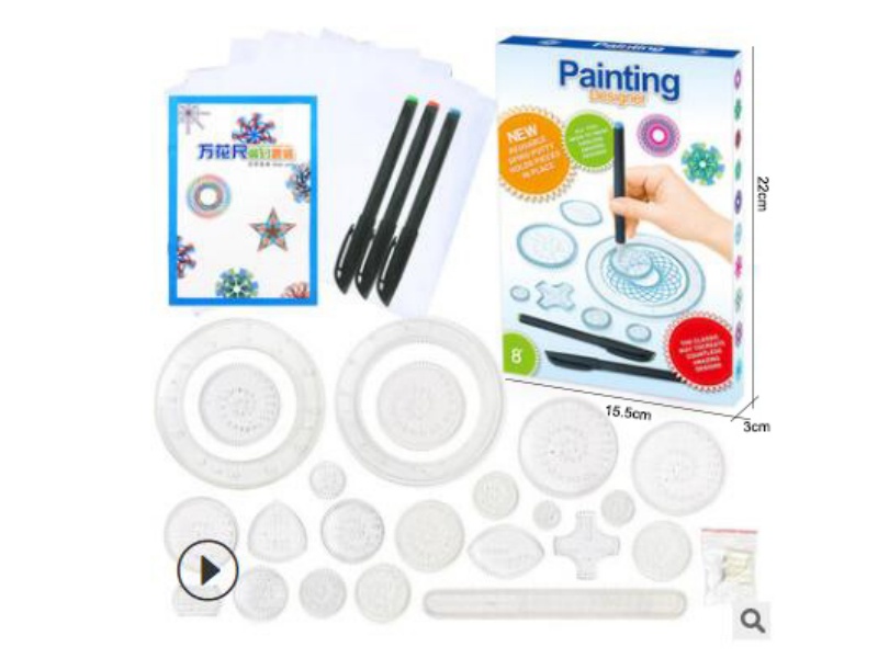 Design Ruler Set 28pcs