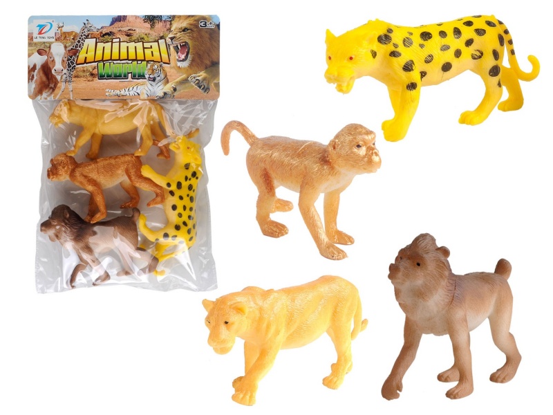 Pvc Simulation Animal 4Pcs