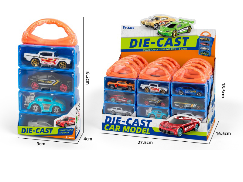 1:64 Sliding Alloy Bike (3 Models Mixed)