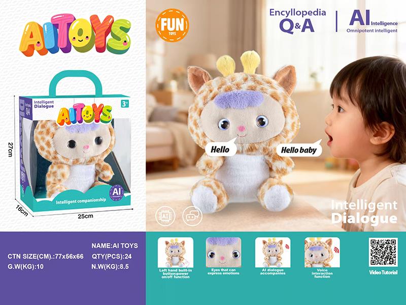 AI Intelligent Dialogue Deer Plush Doll Toy