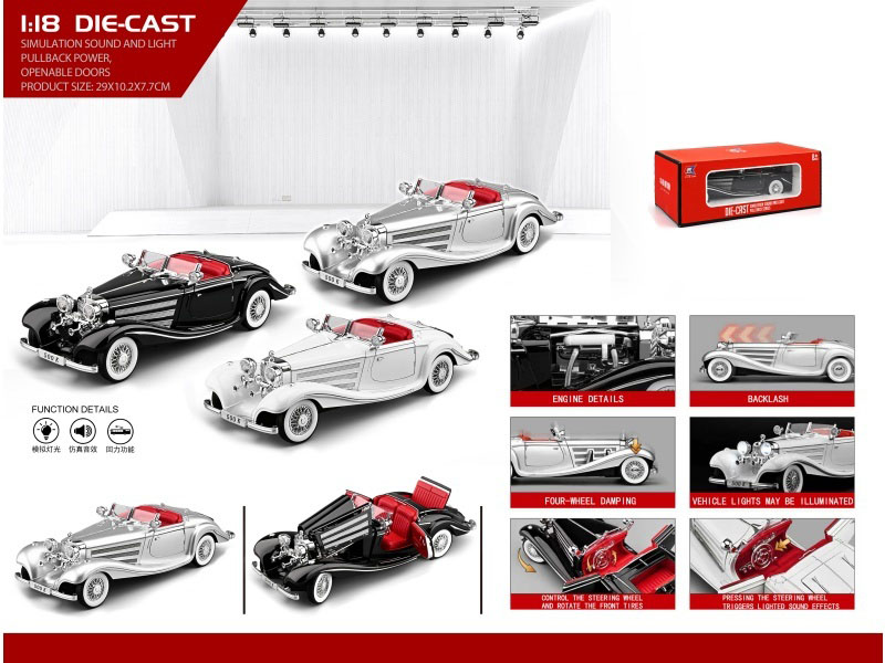 1:18 Vintage Car 500K