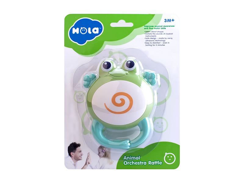 Animal Orchestra Baby Rattle - Frog