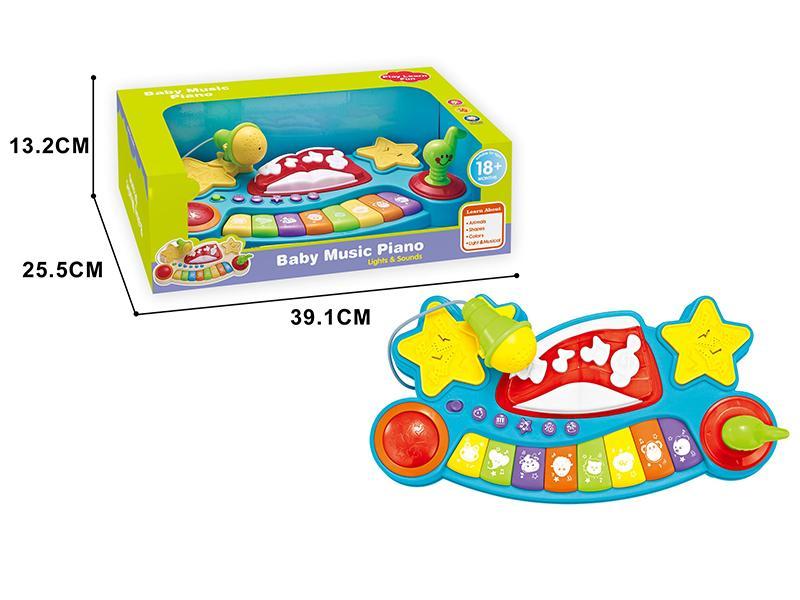 Microphone Learning Piano With Light And Music