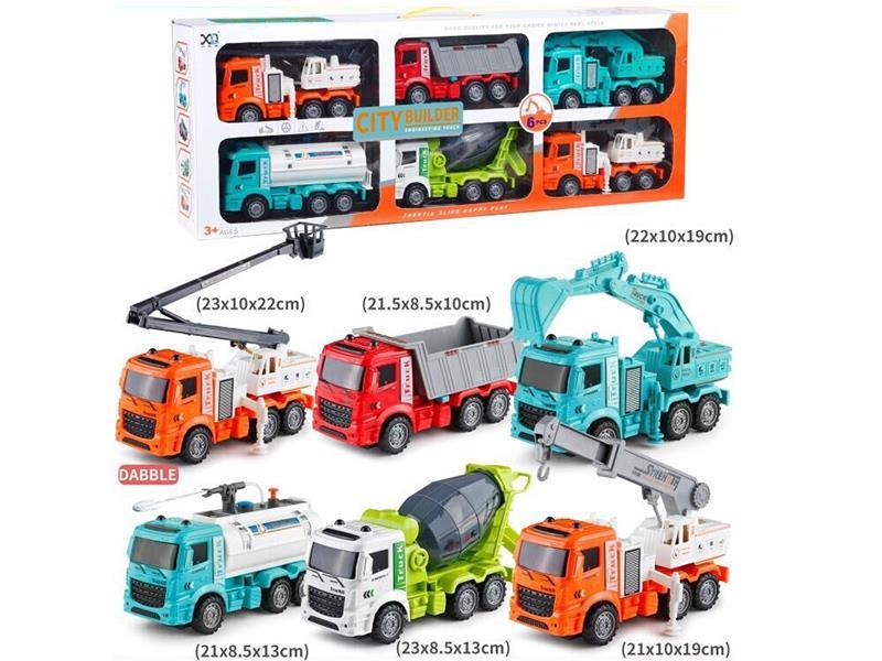 Friction Engineering Truck Set 6pcs