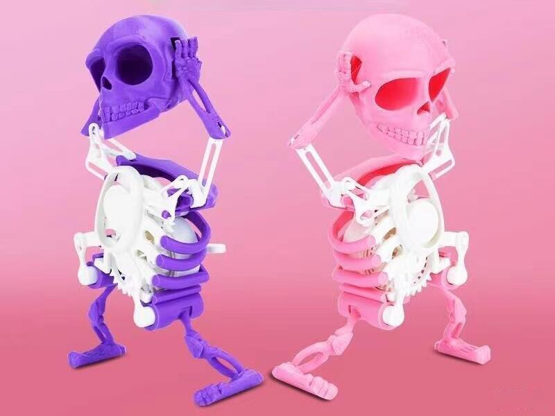 Wind Up Dancing Skeleton