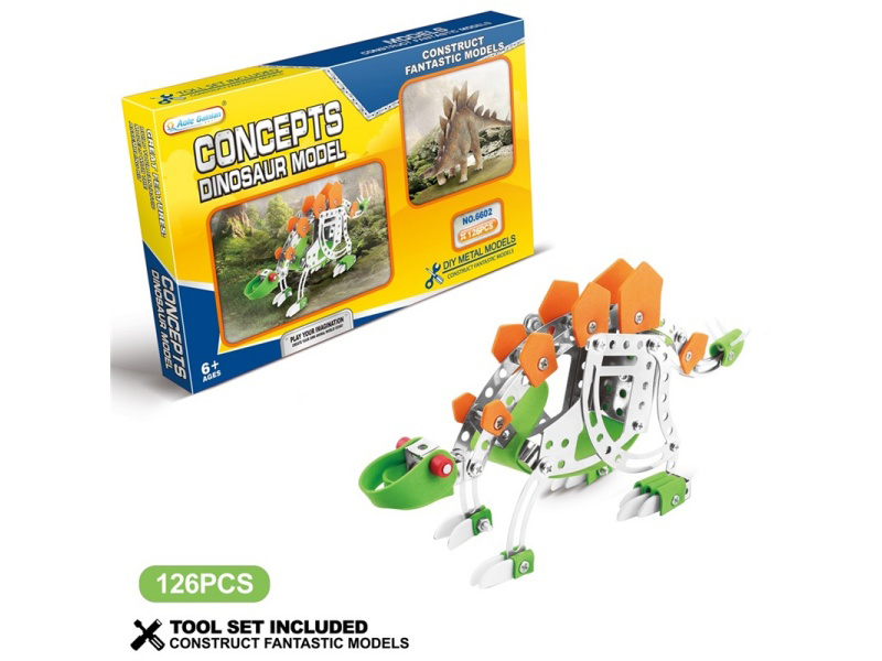 Metal Building Blocks - Stegosaurus 125Pcs
