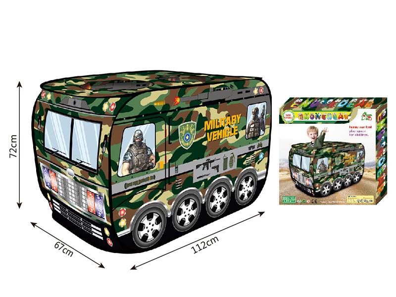 Military Vehicle Shape Children Play Tent