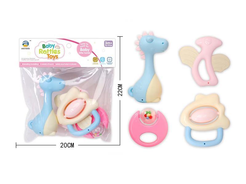 4PCS Baby Rattles