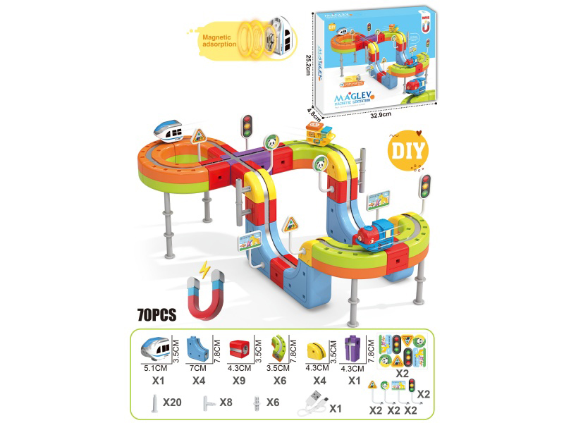 DIY Magnetic Track Levitation Train