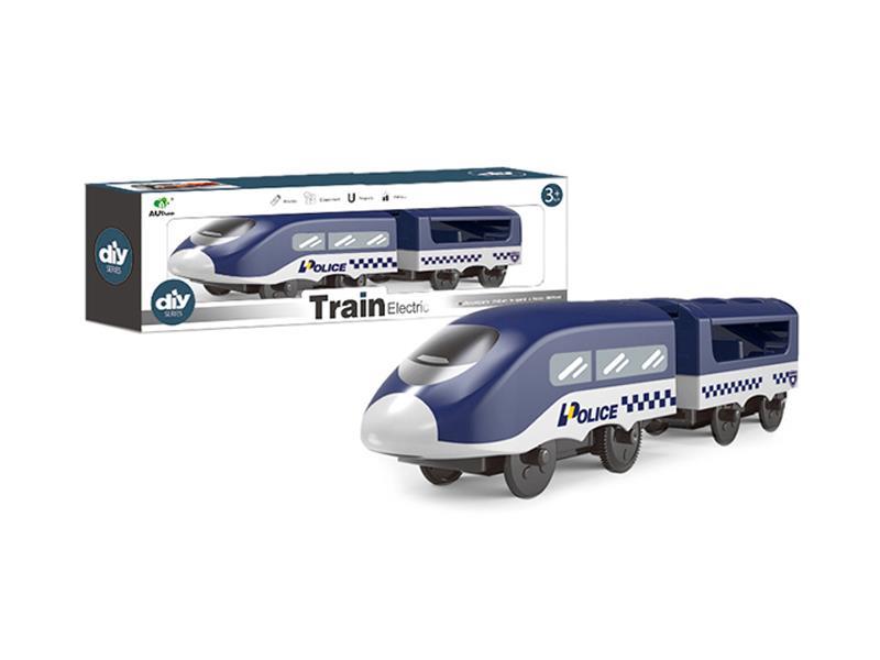 B/O Police Car + Slide Carriage (Two)