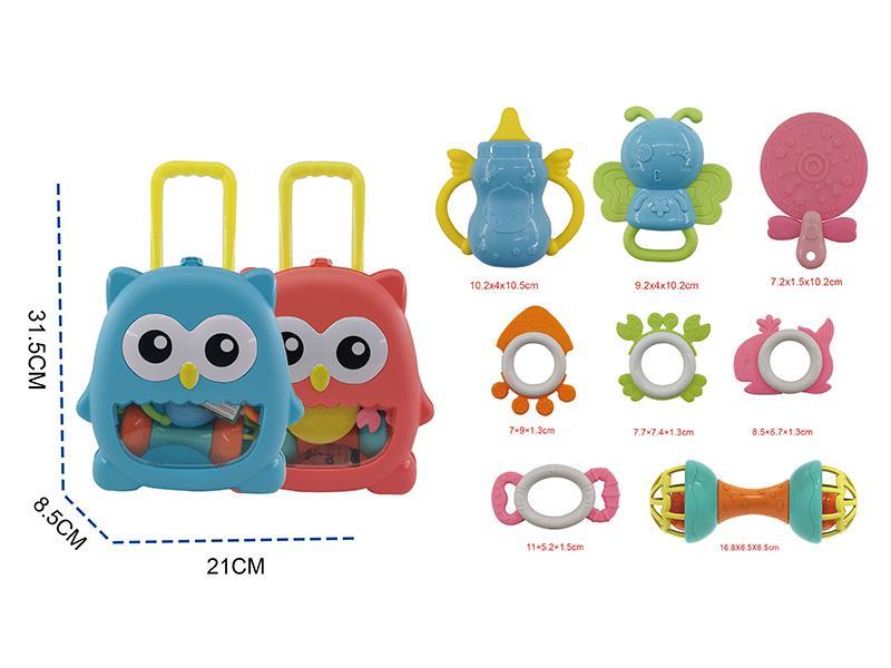 Owl Storage Box 8PCS  Teether
