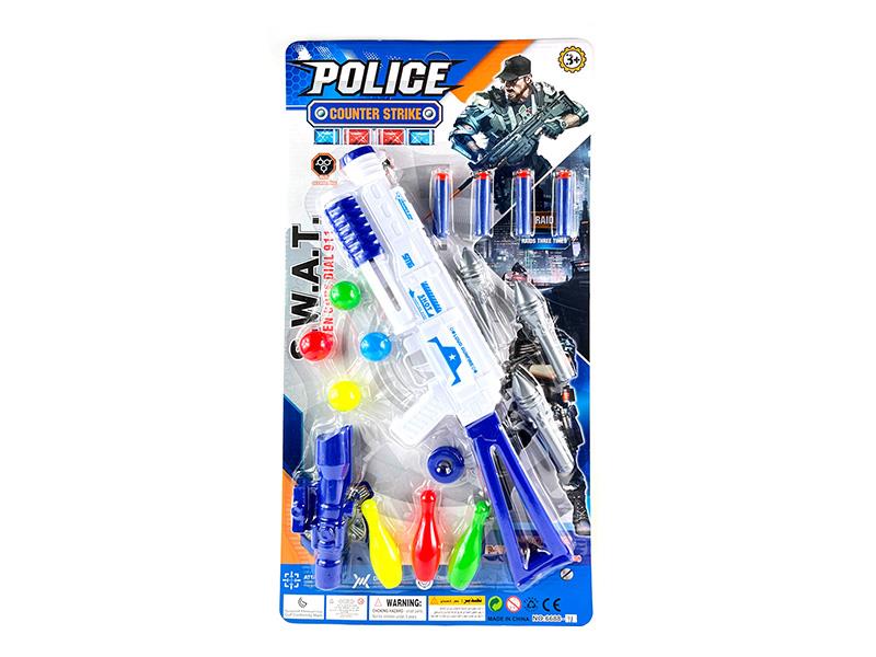 Ping-Pong Ball & Soft Bullet  Gun Set