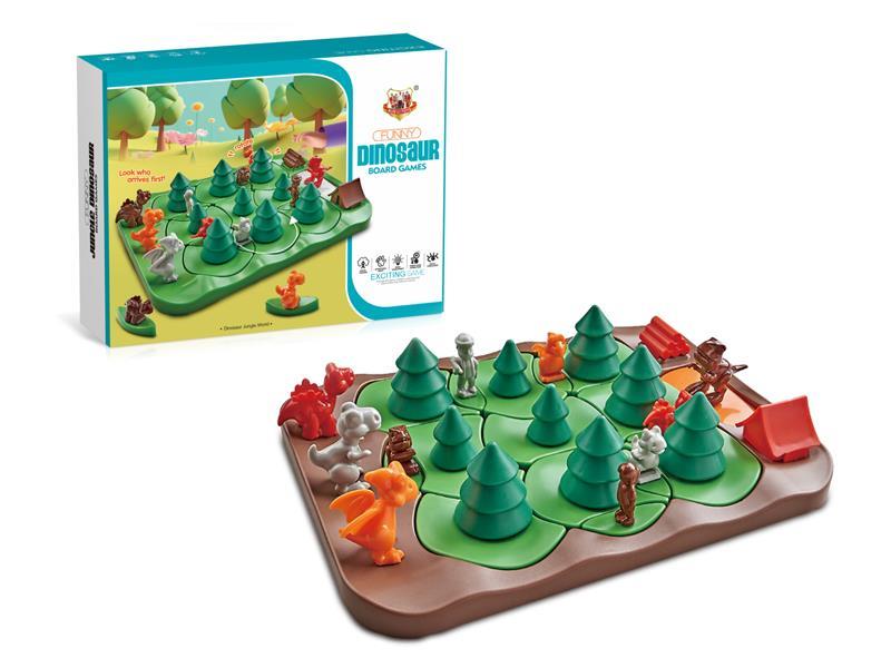 Jungle Dinosaur Puzzle Board Game