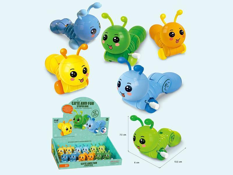 Wind Up Cute And Fun Stupid Bug 12pcs