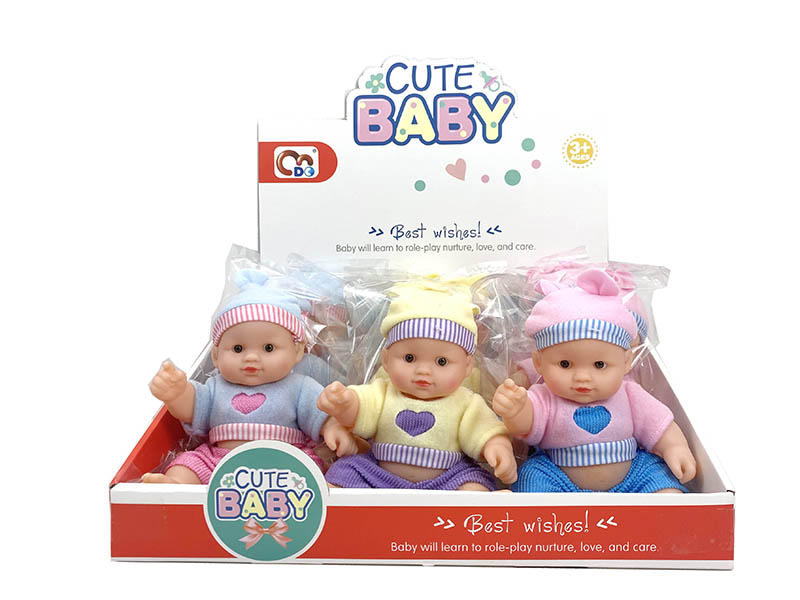 9" Vinyl Baby Doll With 4 Sounds IC(12PCS)