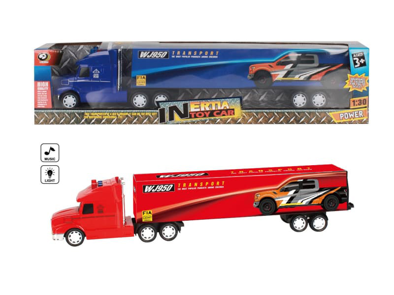 Friction Semi Truck(With Lights And Music)