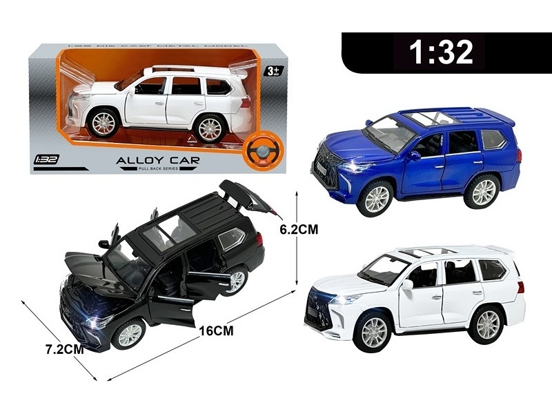 1:32 Alloy Model Window Box Rebound Force/With Light And Sound, 3 Ag13 Batteries Included