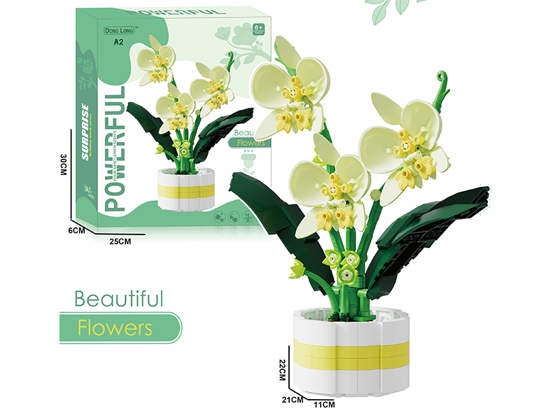 Orchid Building Blocks 353PCS