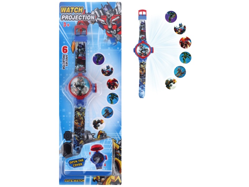 Optimus Prime Projection Rotating Electronic Watch