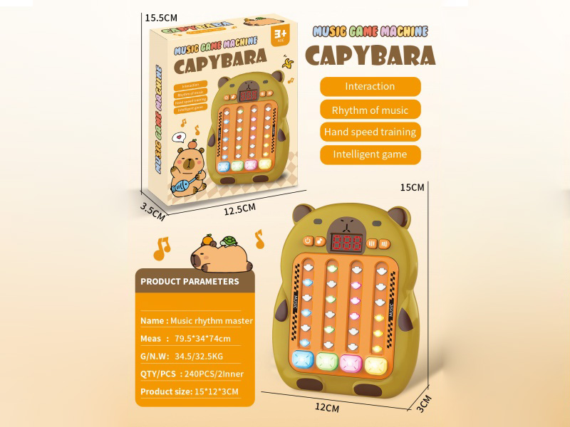 Capybara Rhythm Master Game Console