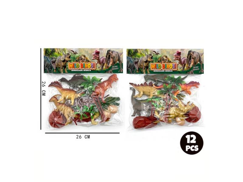 Dinosaur Combination: 12 Pcs