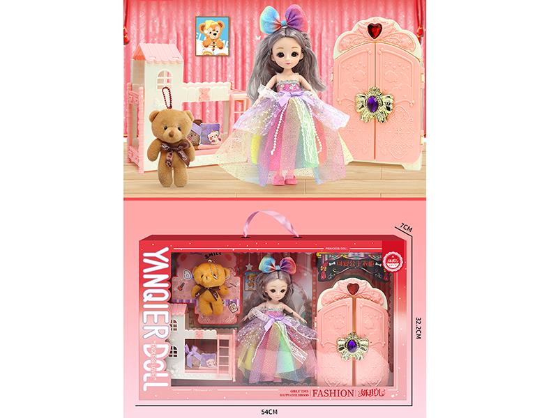 Princess Doll Bedroom Set