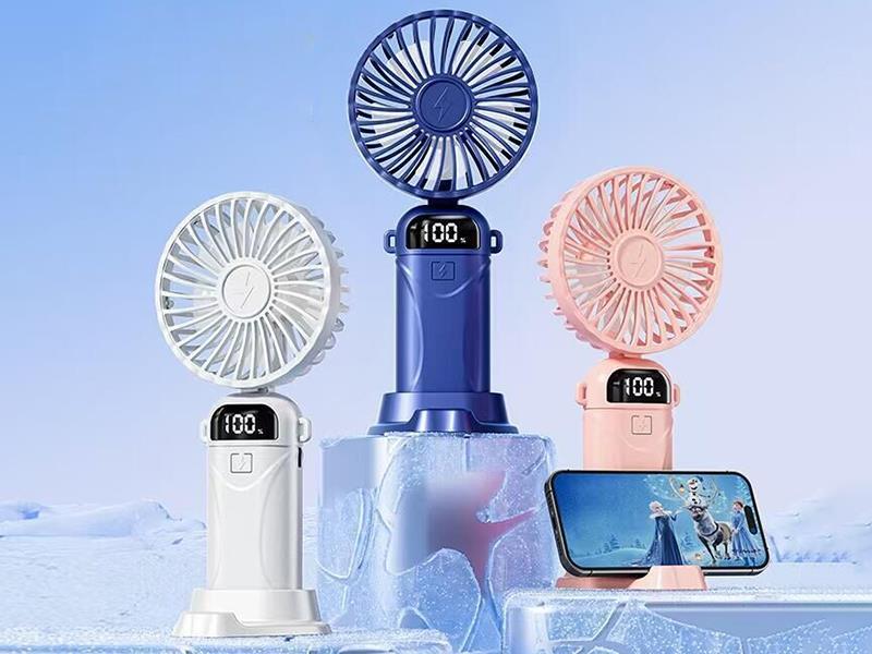 Digital Display Folding Fan