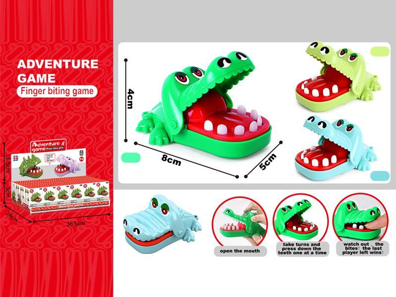 24PCS Crocodile Biting Toy