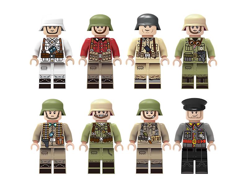 Soldiers Building Blocks Figures Toys