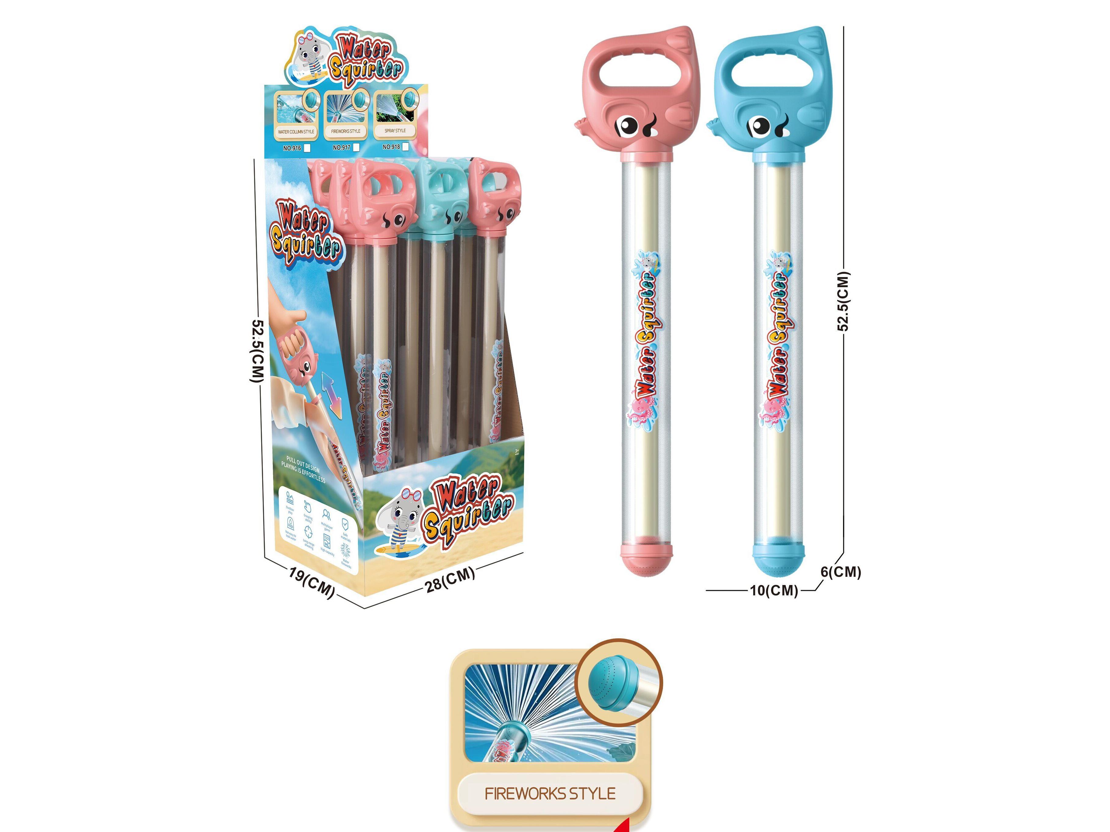 Elephant Rotating Fireworks Water Pump Gun Water Cannon (2-Color Mixed Set)