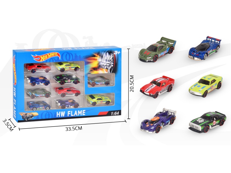 1:64 Alloy Car, 10 Pieces In A Box (Infringement)