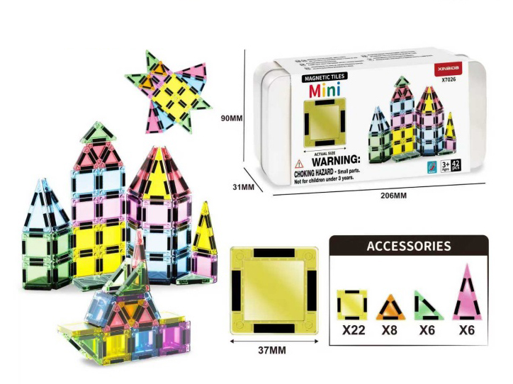 Mini Magnetic Tile (3.75Cm)