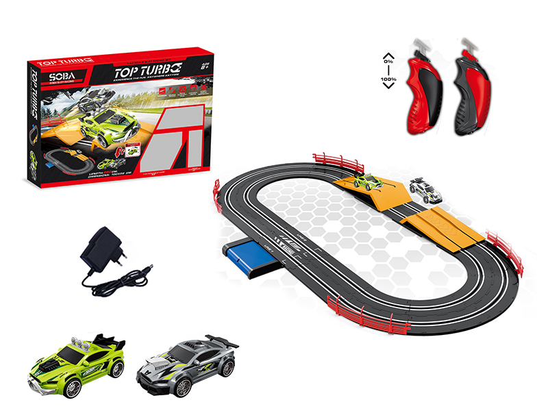 1:43 B/O Racing Car Track Set(Adapter/Battery Version)