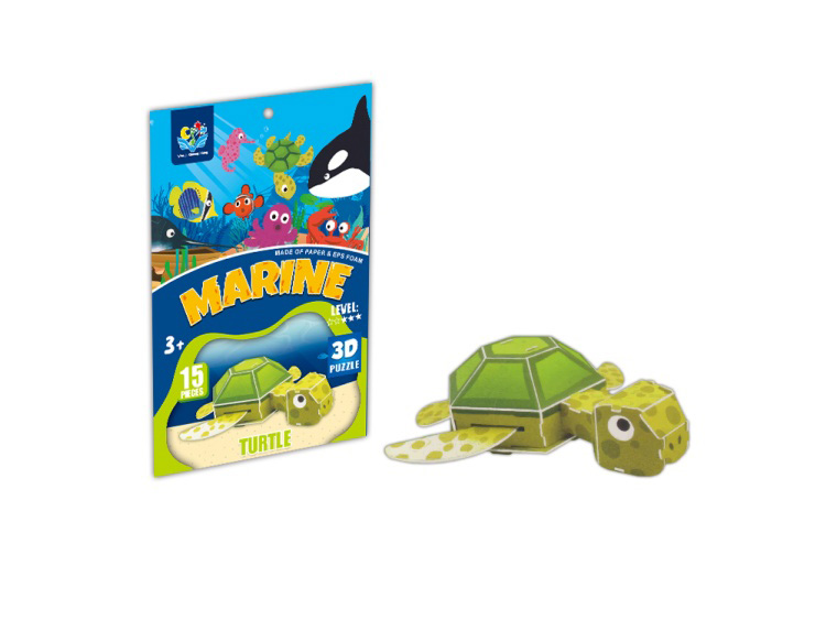 Dimensional Puzzle Turtle