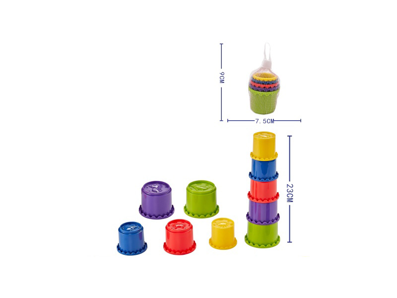 A Set Of 5-Piece Folding Cups