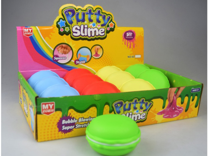 Crystal Mud Macaron Colored Mud Slime