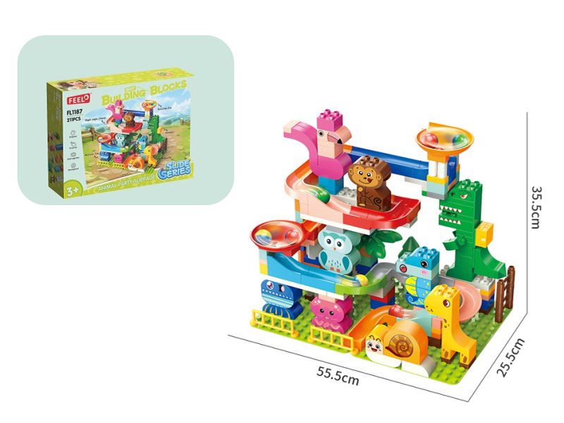 Animals Party Building Blocks 211pcs