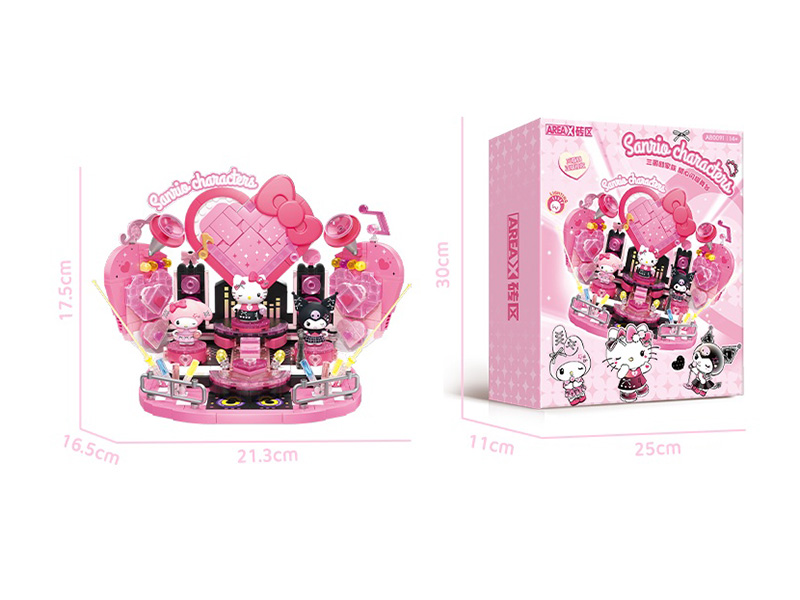 Sanrio Series Building Blocks - Pink Party