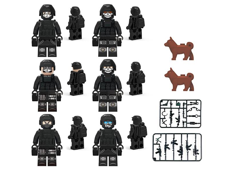 Ghost Special Forces Building Blocks Figures Toys