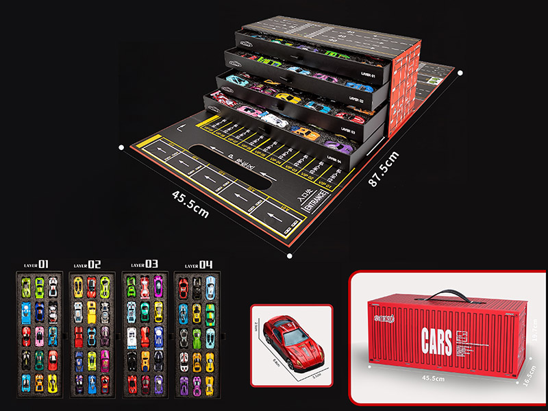 Alloy Car Model Set 60pcs