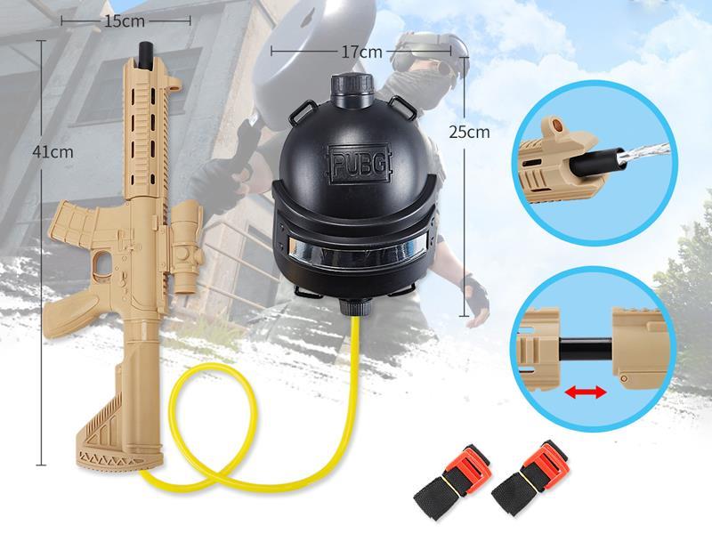 Chicken Helmet Backpack Water Gun