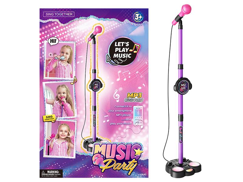 Microphone With Light And Music