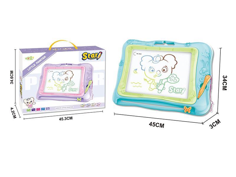 Outsize Magnetic Multicolor Writing Board