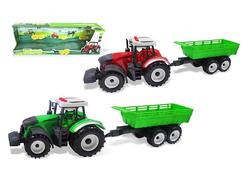 Friction Farmer's Cart With Light And Sound