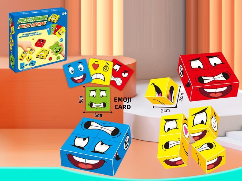 Face Changing Rubik'S Cube