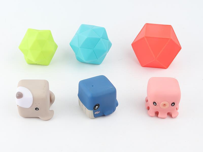 Soft Plastic Baby Toys 6pcs