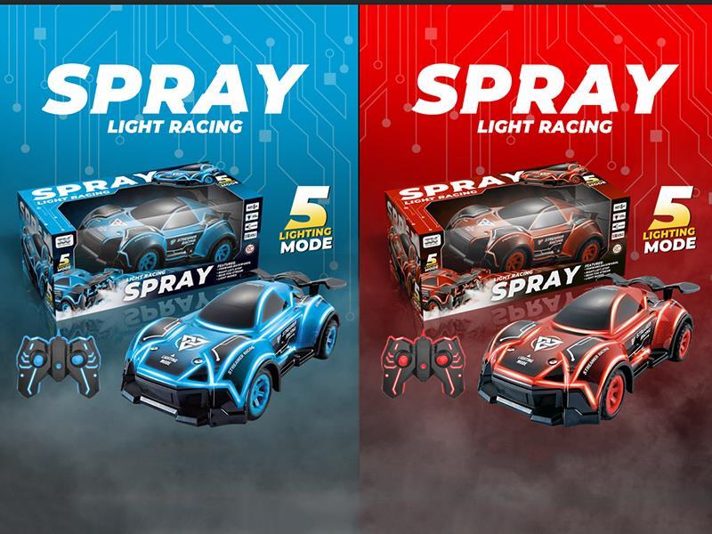 2.4G 6CH Remote Control Car With Light,Spray