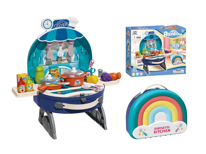 Rainbow Handbag Kitchen Play Set
